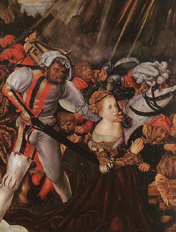CRANACH, Lucas the Elder The Martyrdom of St Catherine (detail) sdf oil painting picture